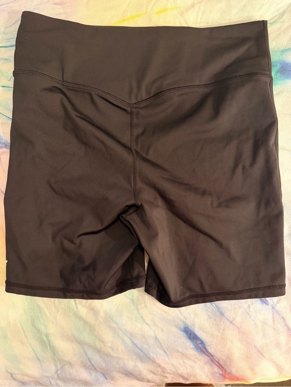 Fabletics Black High-Waist Athletic Bike Shorts - Picture 3 of 5
